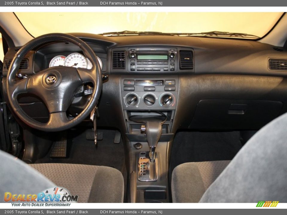 2005 Toyota Corolla S Black Sand Pearl / Black Photo #11