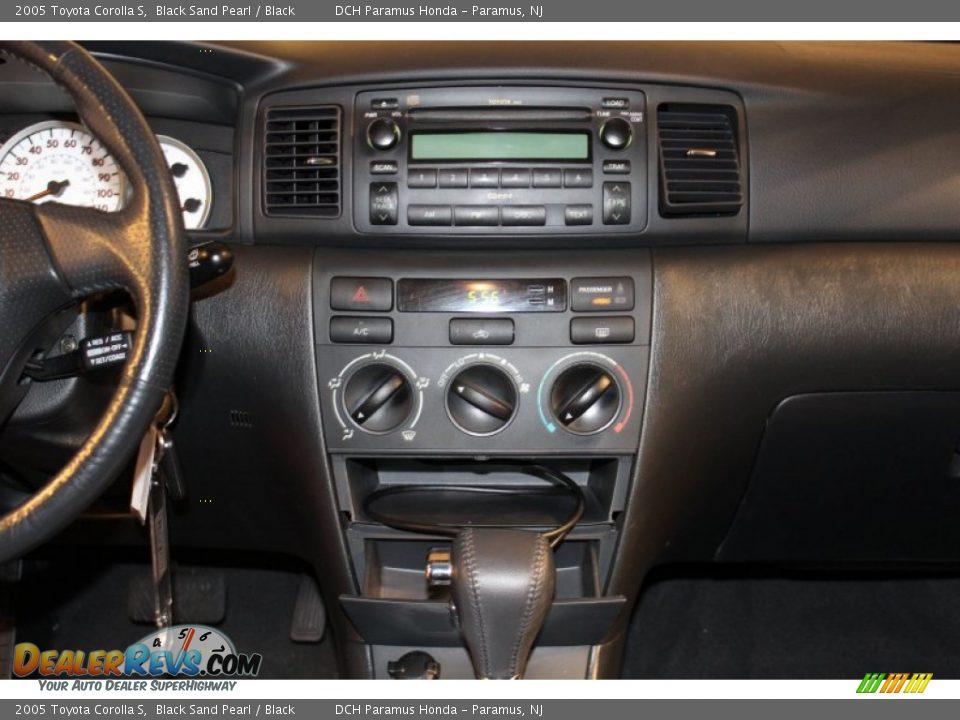 2005 Toyota Corolla S Black Sand Pearl / Black Photo #12