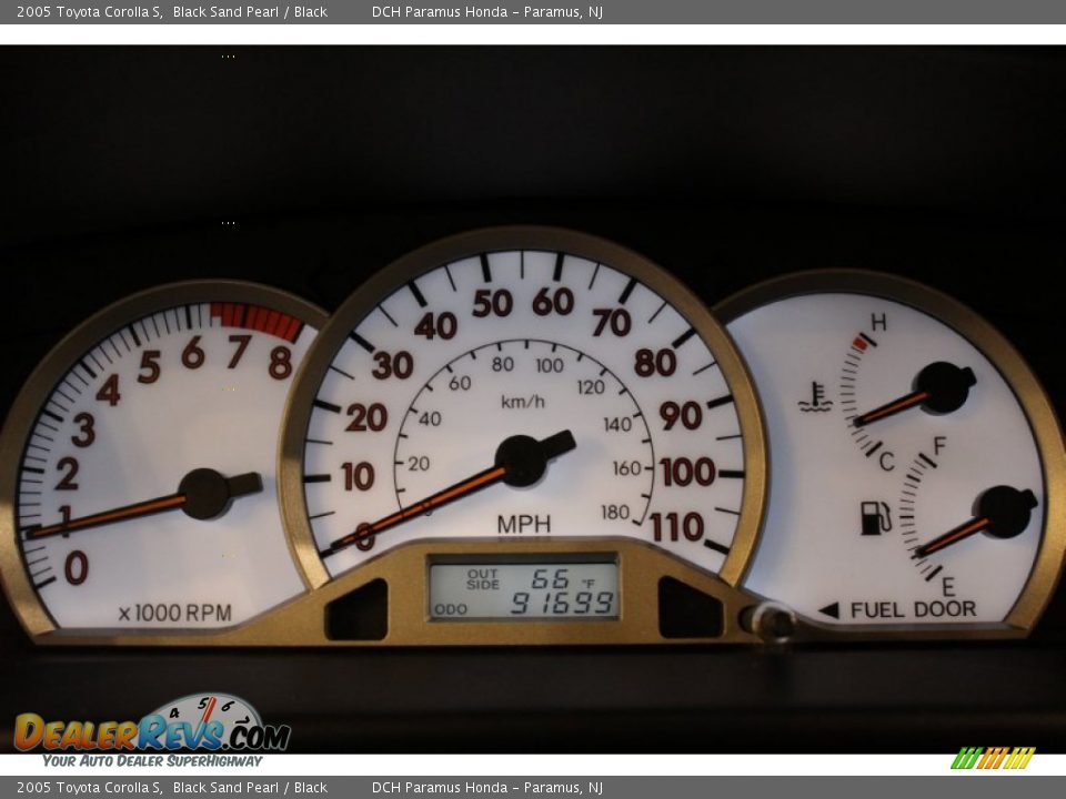 2005 Toyota Corolla S Black Sand Pearl / Black Photo #15