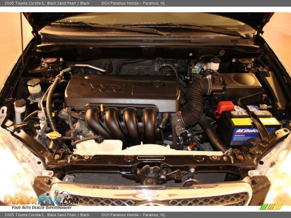 2005 Toyota Corolla S Black Sand Pearl / Black Photo #22