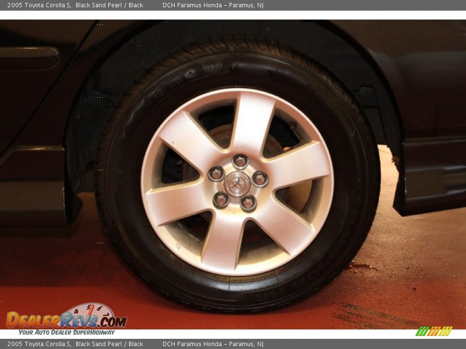 2005 Toyota Corolla S Black Sand Pearl / Black Photo #24