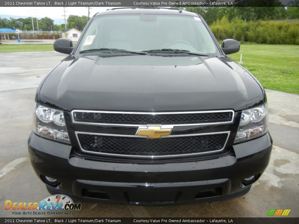 2011 Chevrolet Tahoe LT Black / Light Titanium/Dark Titanium Photo #2