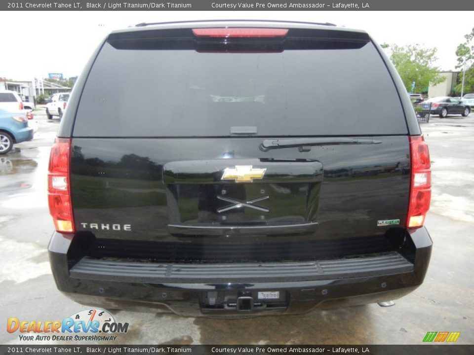 2011 Chevrolet Tahoe LT Black / Light Titanium/Dark Titanium Photo #3