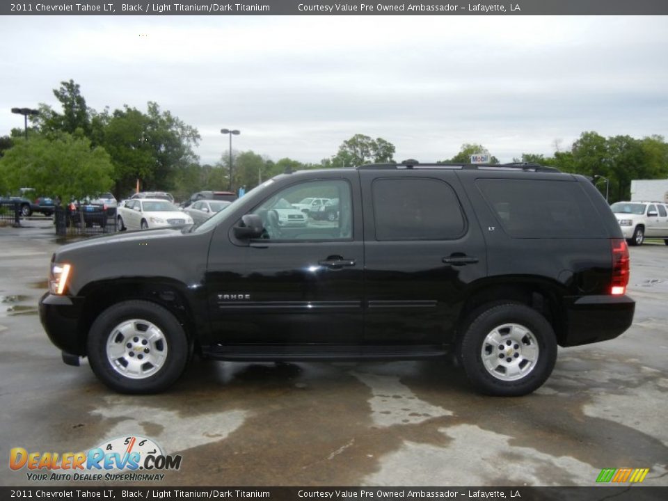 2011 Chevrolet Tahoe LT Black / Light Titanium/Dark Titanium Photo #5