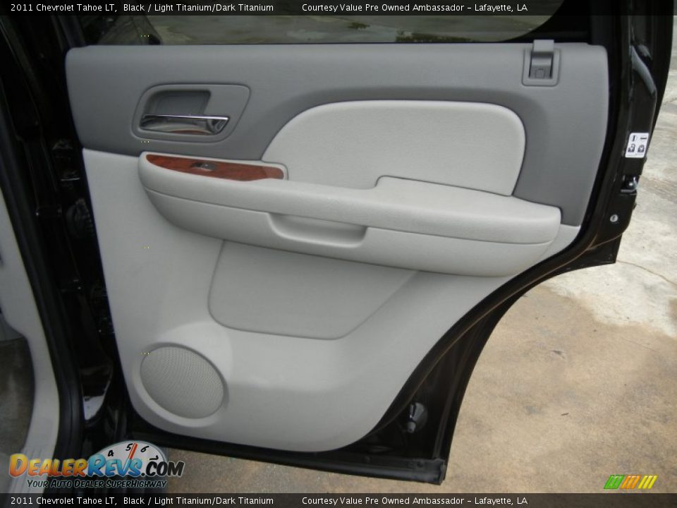 2011 Chevrolet Tahoe LT Black / Light Titanium/Dark Titanium Photo #11