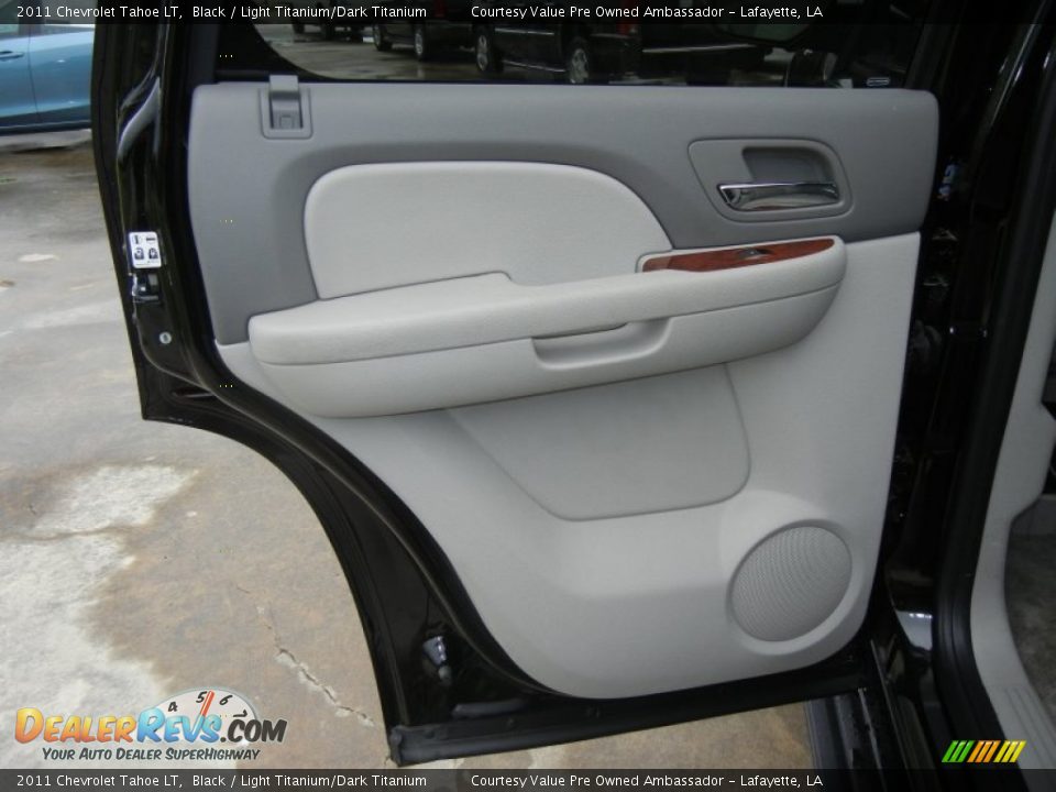 2011 Chevrolet Tahoe LT Black / Light Titanium/Dark Titanium Photo #14