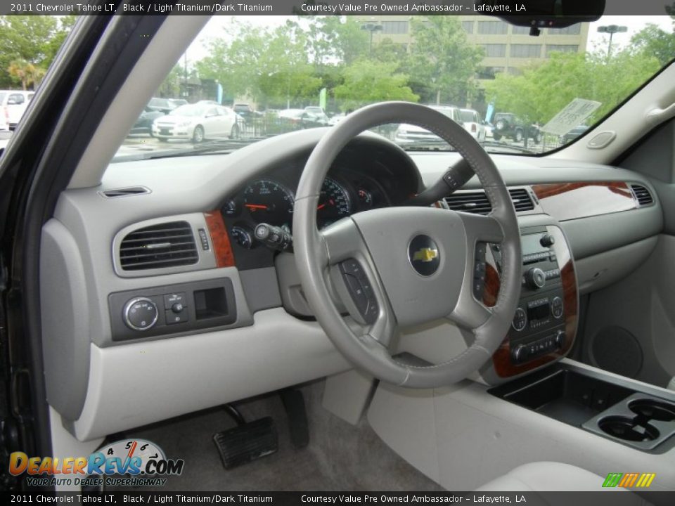 2011 Chevrolet Tahoe LT Black / Light Titanium/Dark Titanium Photo #15