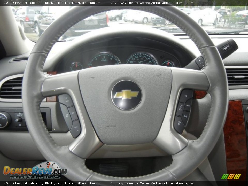 2011 Chevrolet Tahoe LT Black / Light Titanium/Dark Titanium Photo #17