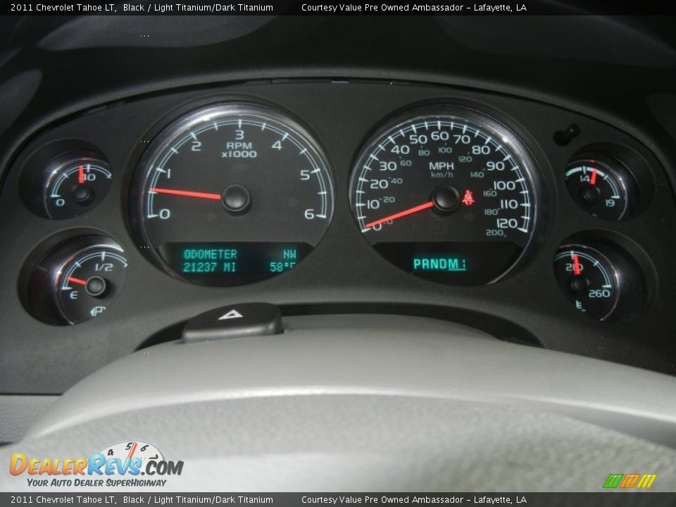 2011 Chevrolet Tahoe LT Black / Light Titanium/Dark Titanium Photo #18