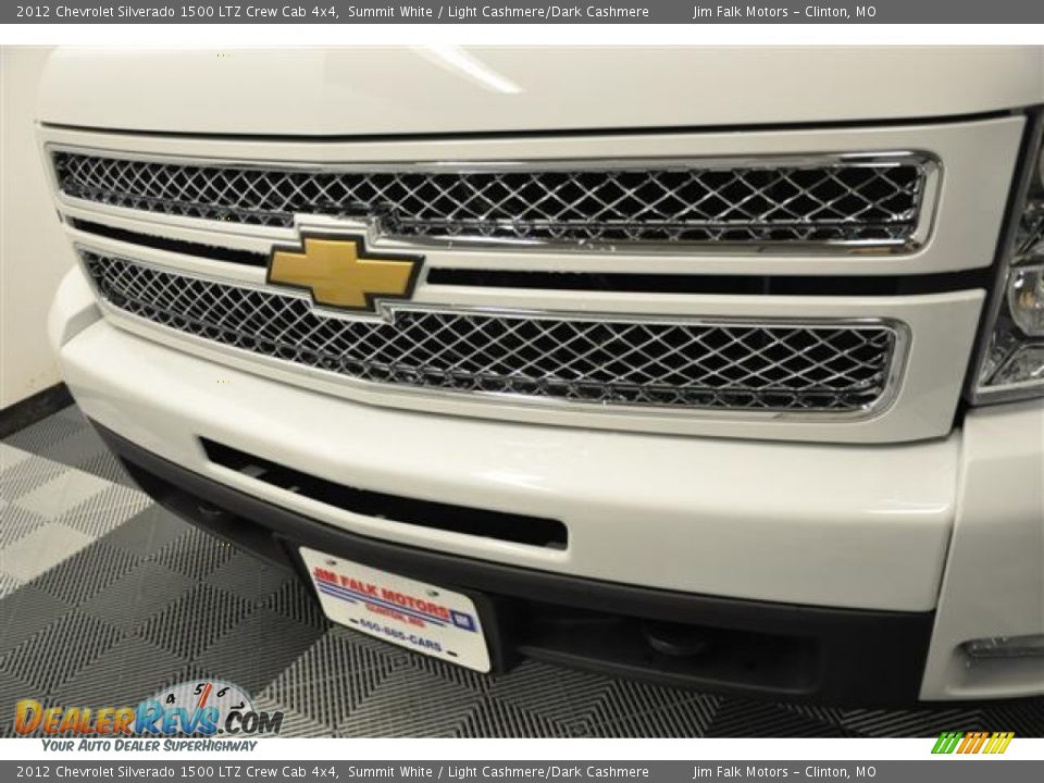 2012 Chevrolet Silverado 1500 LTZ Crew Cab 4x4 Summit White / Light Cashmere/Dark Cashmere Photo #3