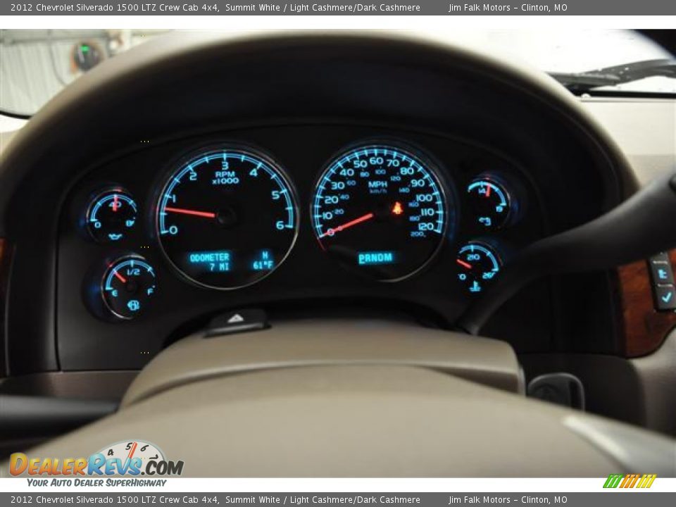 2012 Chevrolet Silverado 1500 LTZ Crew Cab 4x4 Gauges Photo #12