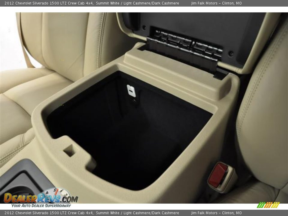 2012 Chevrolet Silverado 1500 LTZ Crew Cab 4x4 Summit White / Light Cashmere/Dark Cashmere Photo #16