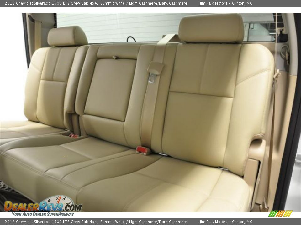 2012 Chevrolet Silverado 1500 LTZ Crew Cab 4x4 Summit White / Light Cashmere/Dark Cashmere Photo #21