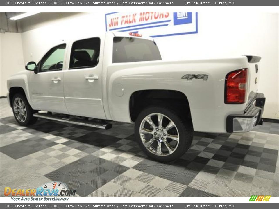 2012 Chevrolet Silverado 1500 LTZ Crew Cab 4x4 Summit White / Light Cashmere/Dark Cashmere Photo #25