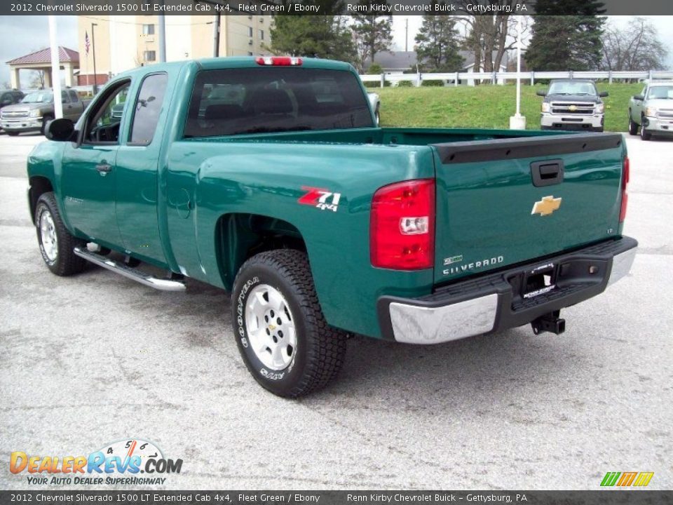 2012 Chevrolet Silverado 1500 LT Extended Cab 4x4 Fleet Green / Ebony Photo #2
