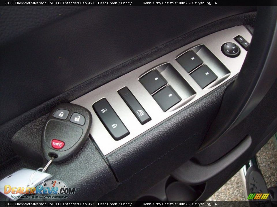 2012 Chevrolet Silverado 1500 LT Extended Cab 4x4 Fleet Green / Ebony Photo #5