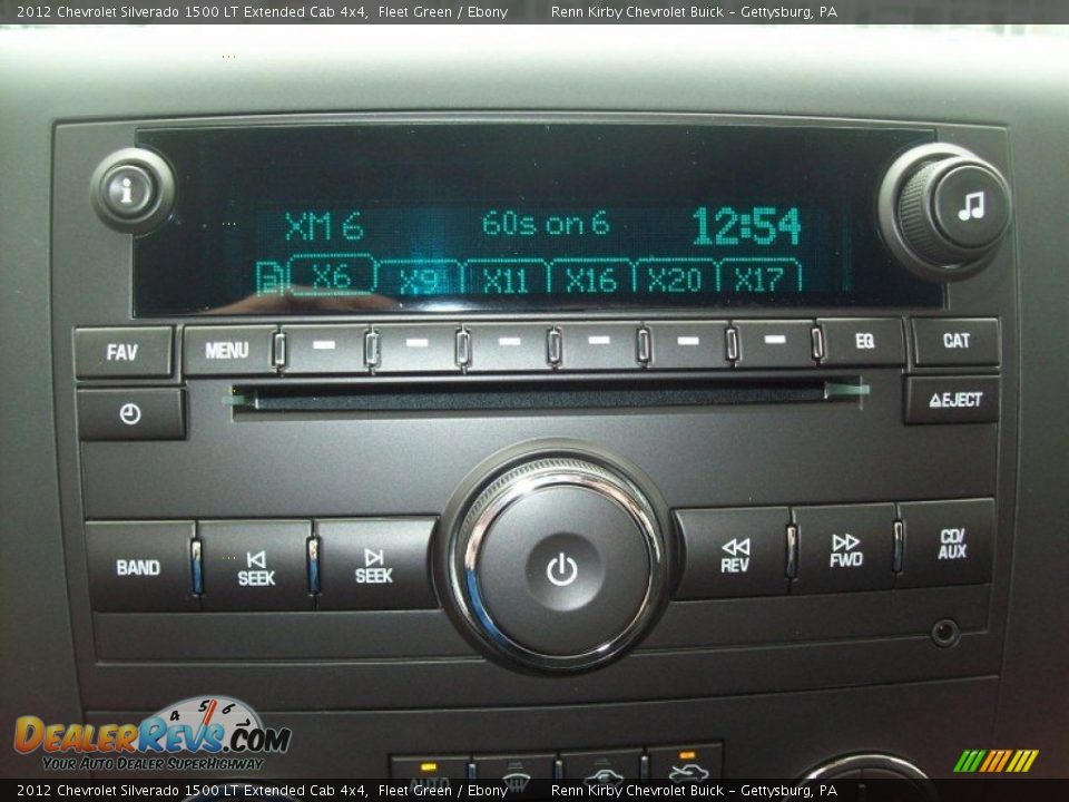 Audio System of 2012 Chevrolet Silverado 1500 LT Extended Cab 4x4 Photo #8