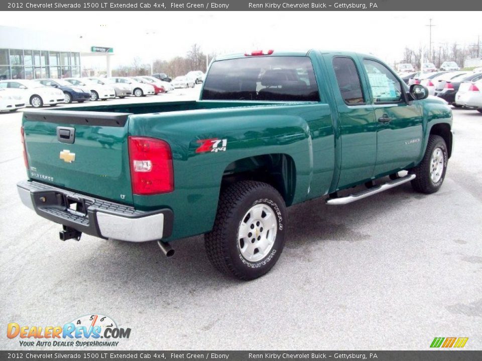 Fleet Green 2012 Chevrolet Silverado 1500 LT Extended Cab 4x4 Photo #11