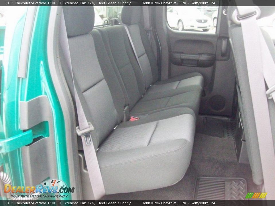 Rear Seat of 2012 Chevrolet Silverado 1500 LT Extended Cab 4x4 Photo #19