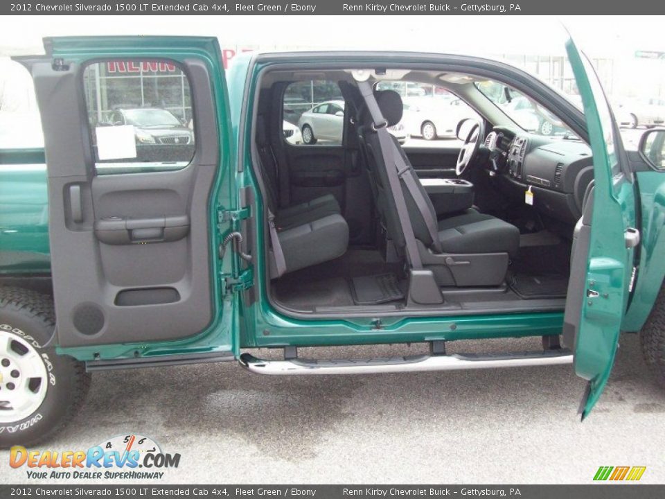 2012 Chevrolet Silverado 1500 LT Extended Cab 4x4 Fleet Green / Ebony Photo #20