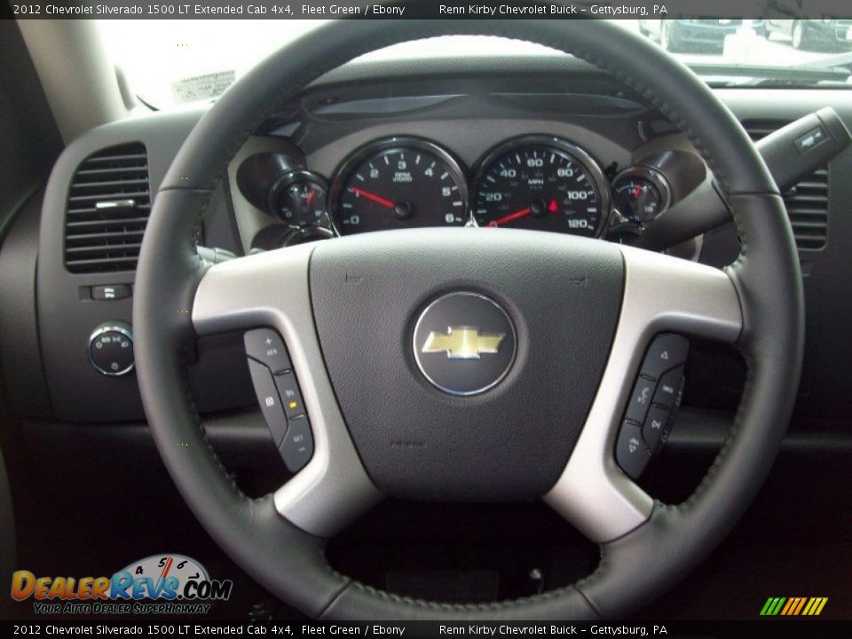2012 Chevrolet Silverado 1500 LT Extended Cab 4x4 Steering Wheel Photo #21