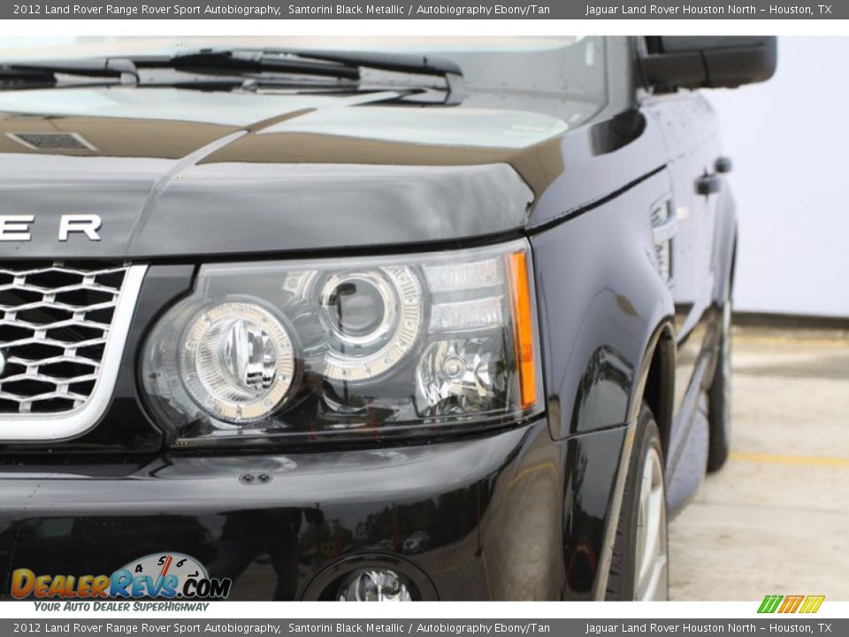 2012 Land Rover Range Rover Sport Autobiography Santorini Black Metallic / Autobiography Ebony/Tan Photo #8