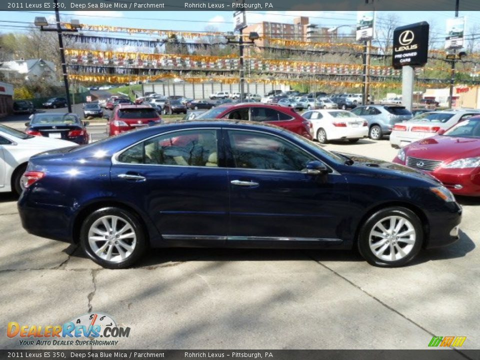 2011 Lexus ES 350 Deep Sea Blue Mica / Parchment Photo #5