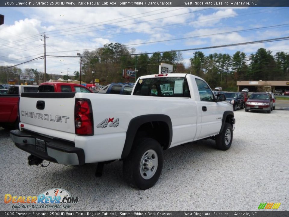 2006 Chevrolet Silverado 2500HD Work Truck Regular Cab 4x4 Summit White / Dark Charcoal Photo #2