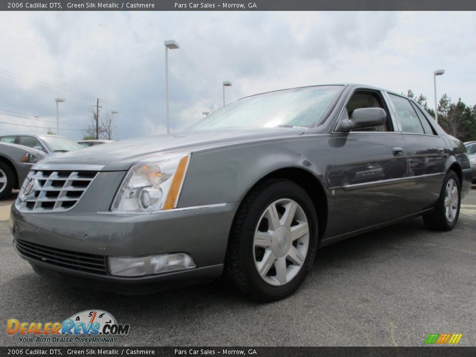 2006 Cadillac DTS Green Silk Metallic / Cashmere Photo #1