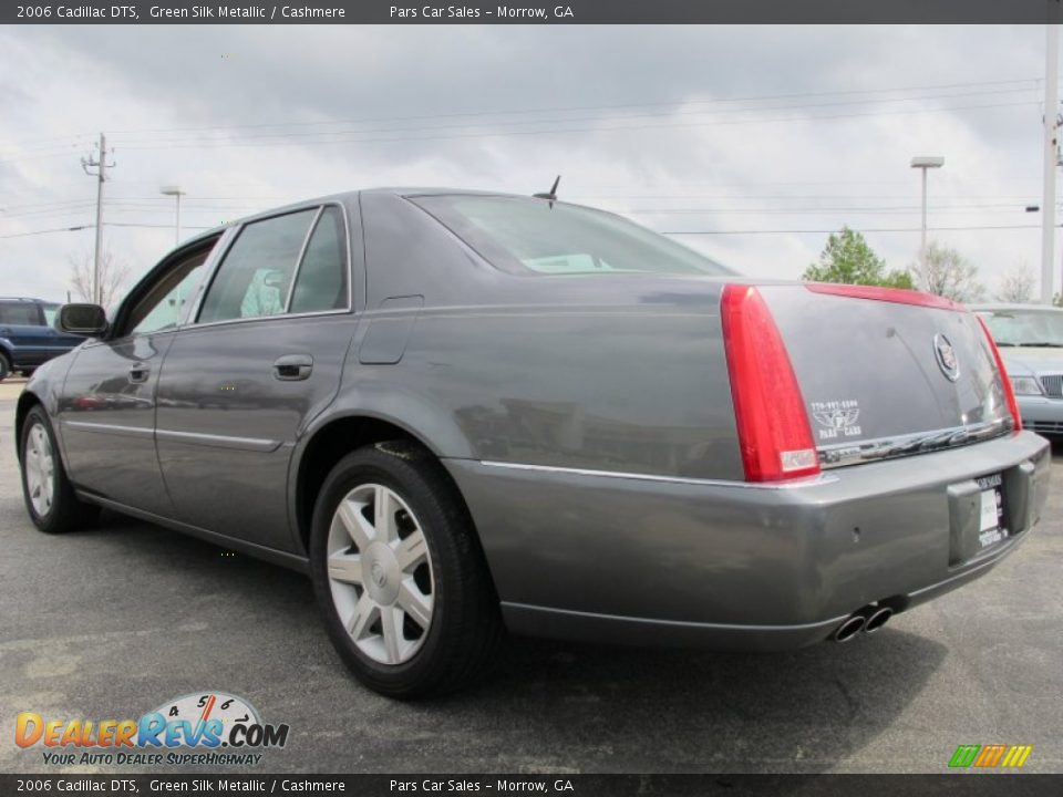 2006 Cadillac DTS Green Silk Metallic / Cashmere Photo #2