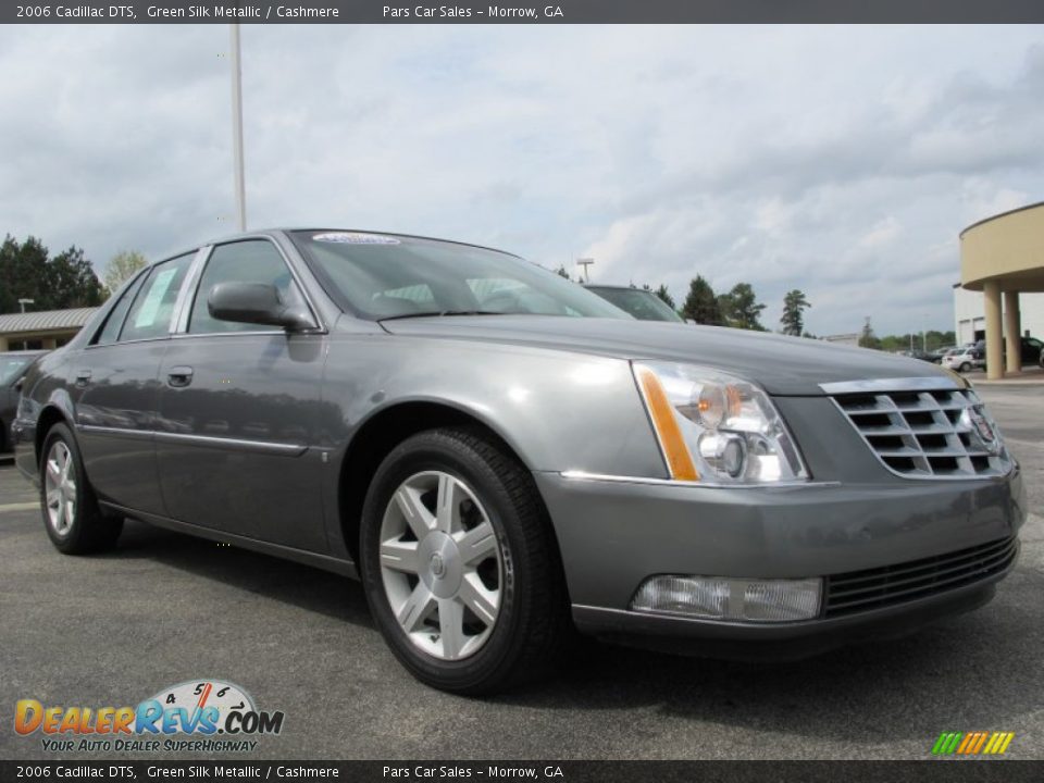 2006 Cadillac DTS Green Silk Metallic / Cashmere Photo #4