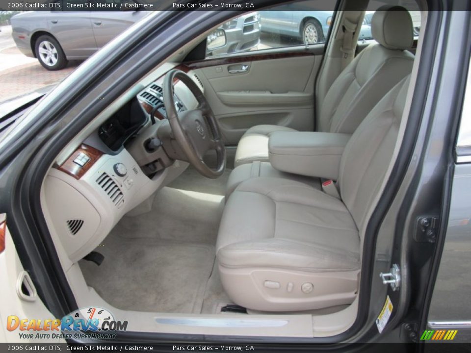 2006 Cadillac DTS Green Silk Metallic / Cashmere Photo #6