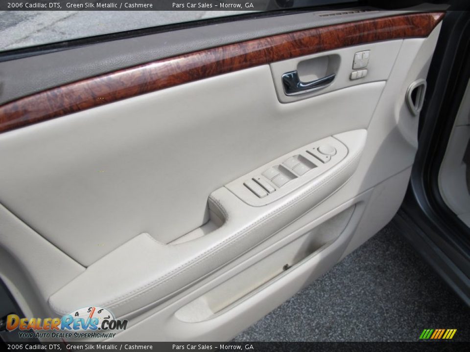 2006 Cadillac DTS Green Silk Metallic / Cashmere Photo #7