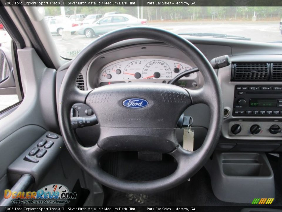 2005 Ford Explorer Sport Trac XLT Steering Wheel Photo #13