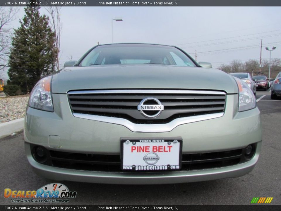 2007 Nissan Altima 2.5 S Metallic Jade / Blond Photo #2