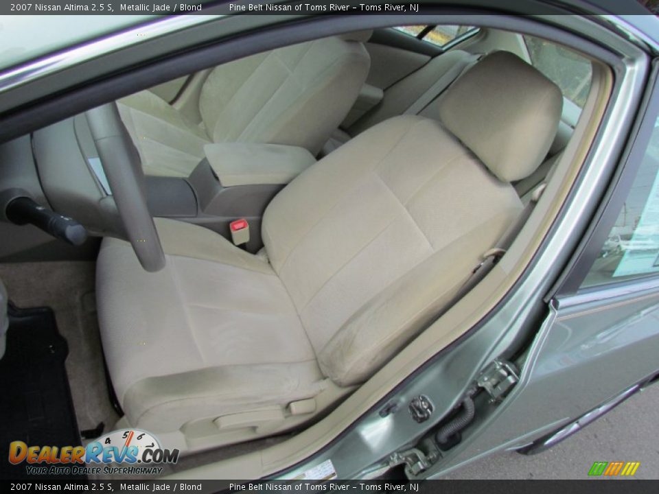 2007 Nissan Altima 2.5 S Metallic Jade / Blond Photo #11