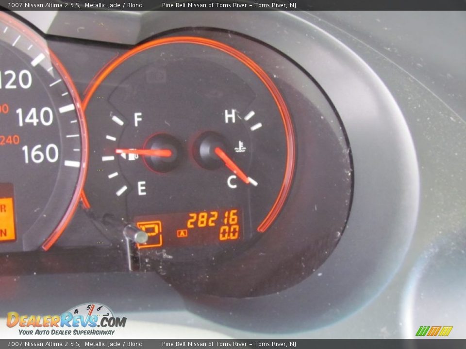 2007 Nissan Altima 2.5 S Metallic Jade / Blond Photo #15