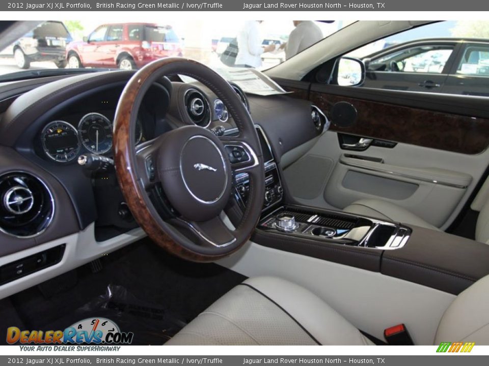 Ivory/Truffle Interior - 2012 Jaguar XJ XJL Portfolio Photo #4