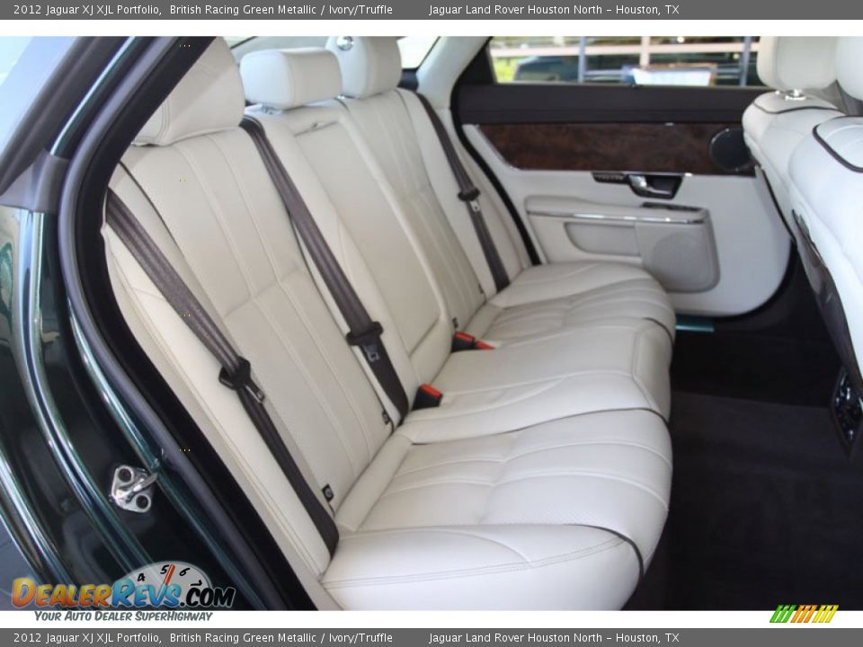 Rear Seat of 2012 Jaguar XJ XJL Portfolio Photo #22