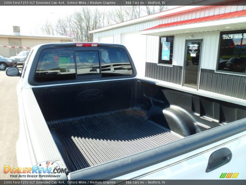 2000 Ford F150 XLT Extended Cab 4x4 Oxford White / Medium Graphite Photo #12