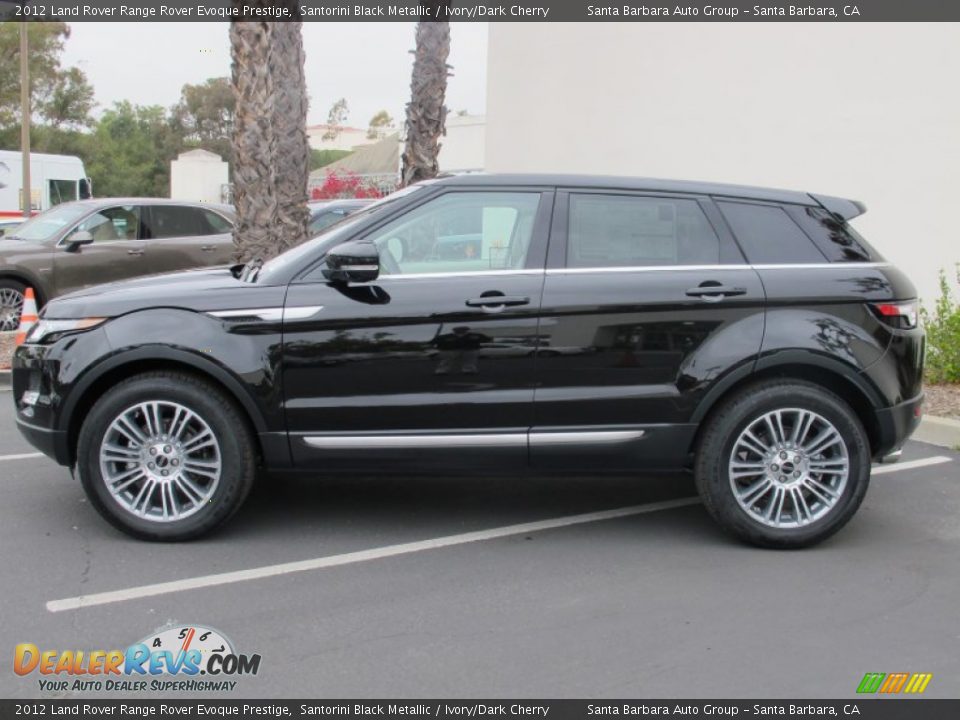 Santorini Black Metallic 2012 Land Rover Range Rover Evoque Prestige Photo #2