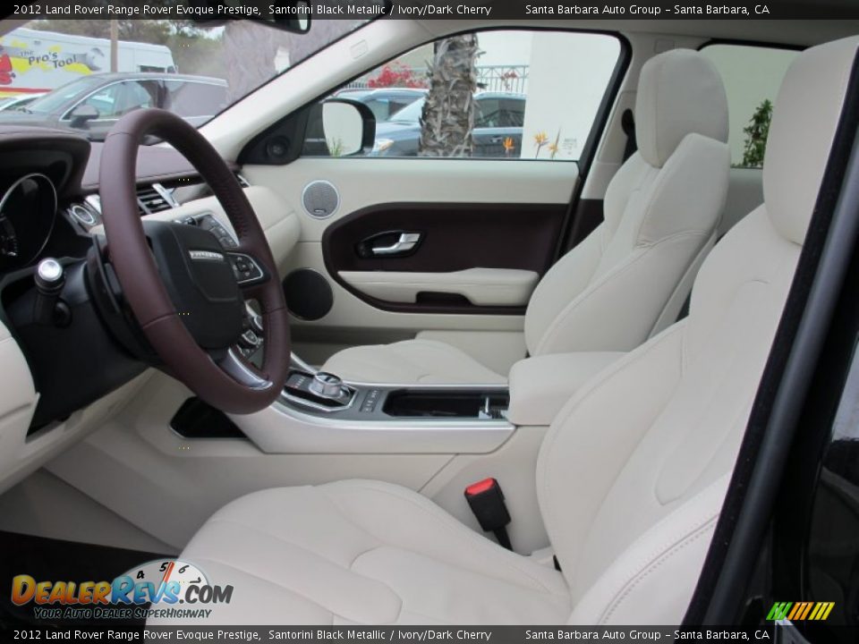 Ivory/Dark Cherry Interior - 2012 Land Rover Range Rover Evoque Prestige Photo #6