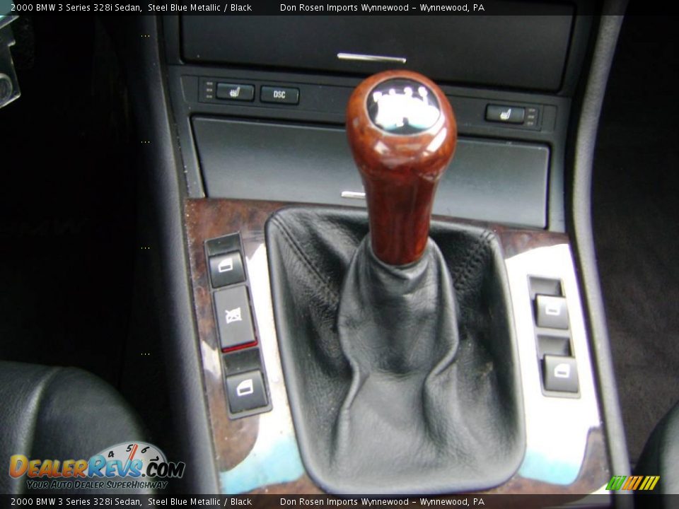 2000 BMW 3 Series 328i Sedan Steel Blue Metallic / Black Photo #4