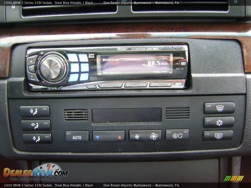 2000 BMW 3 Series 328i Sedan Steel Blue Metallic / Black Photo #12