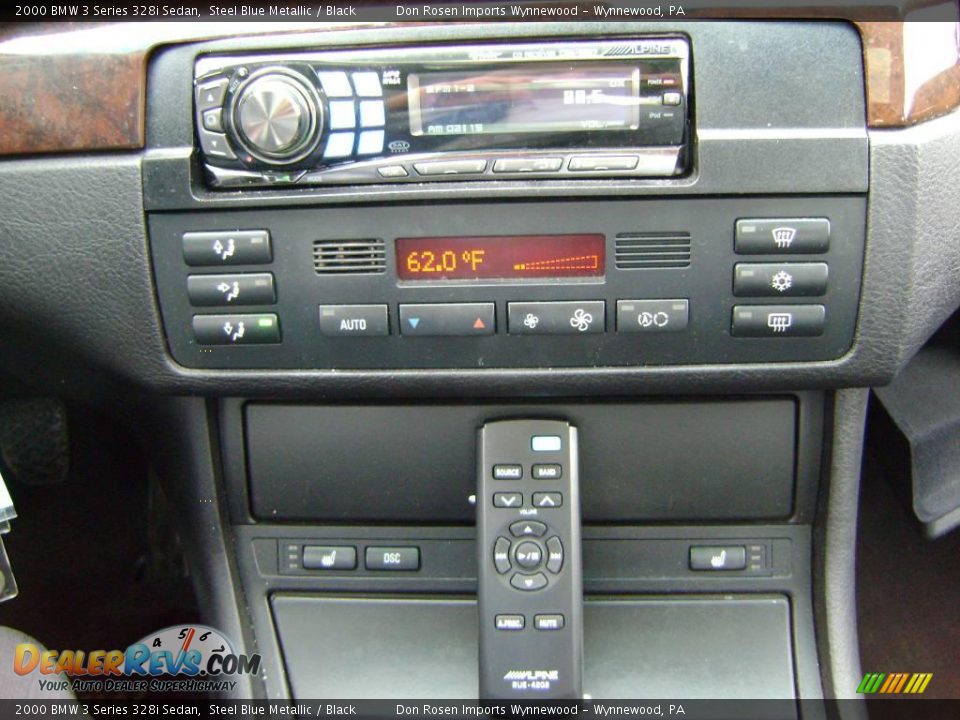 2000 BMW 3 Series 328i Sedan Steel Blue Metallic / Black Photo #13