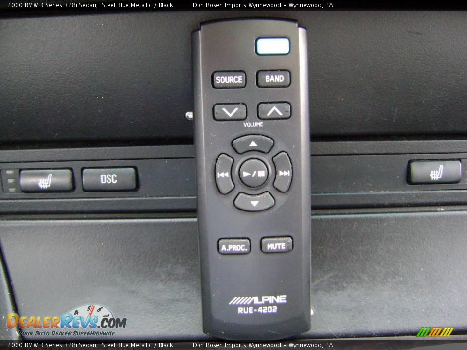 2000 BMW 3 Series 328i Sedan Steel Blue Metallic / Black Photo #14