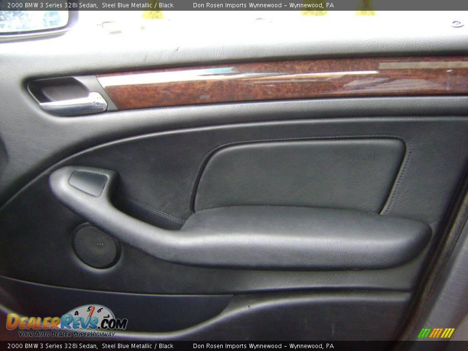 2000 BMW 3 Series 328i Sedan Steel Blue Metallic / Black Photo #16