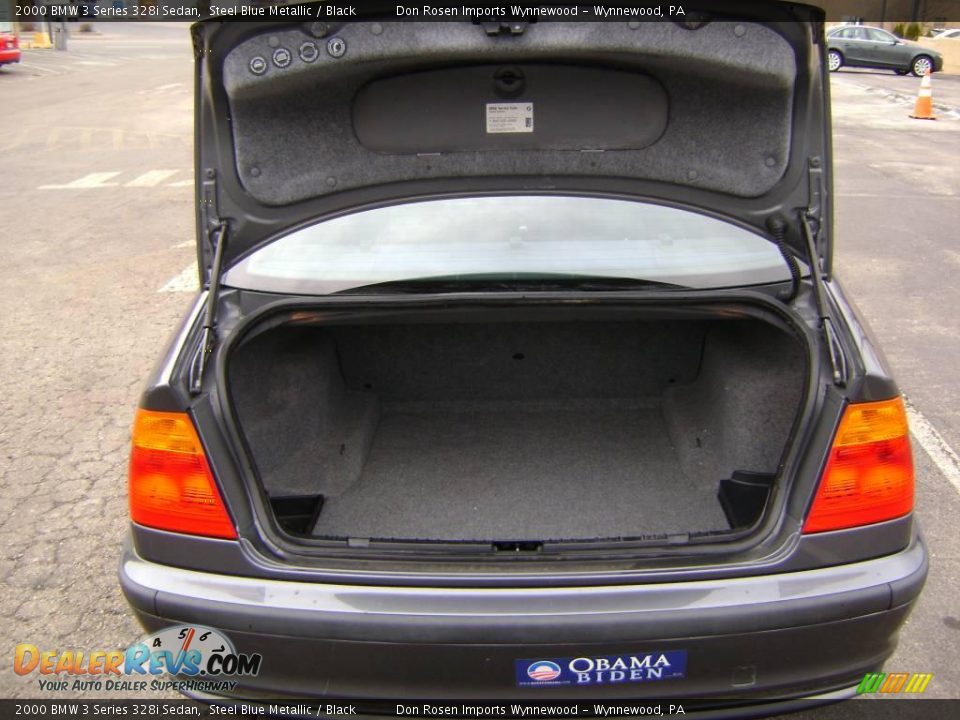 2000 BMW 3 Series 328i Sedan Steel Blue Metallic / Black Photo #20