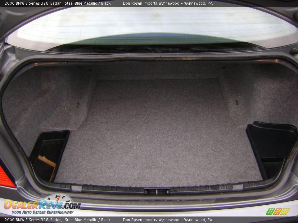 2000 BMW 3 Series 328i Sedan Steel Blue Metallic / Black Photo #21