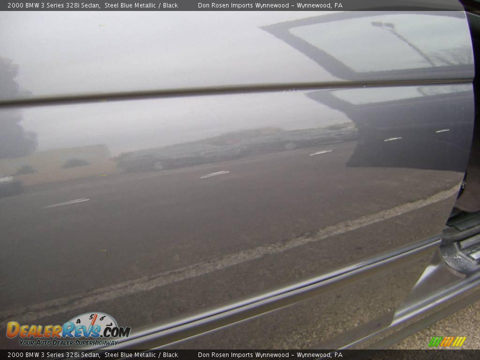 2000 BMW 3 Series 328i Sedan Steel Blue Metallic / Black Photo #24